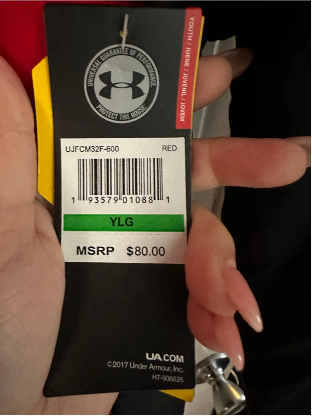Under Armour Red Boys Large Tuckerman Puffer Jacket NWT Gorpcore Winter